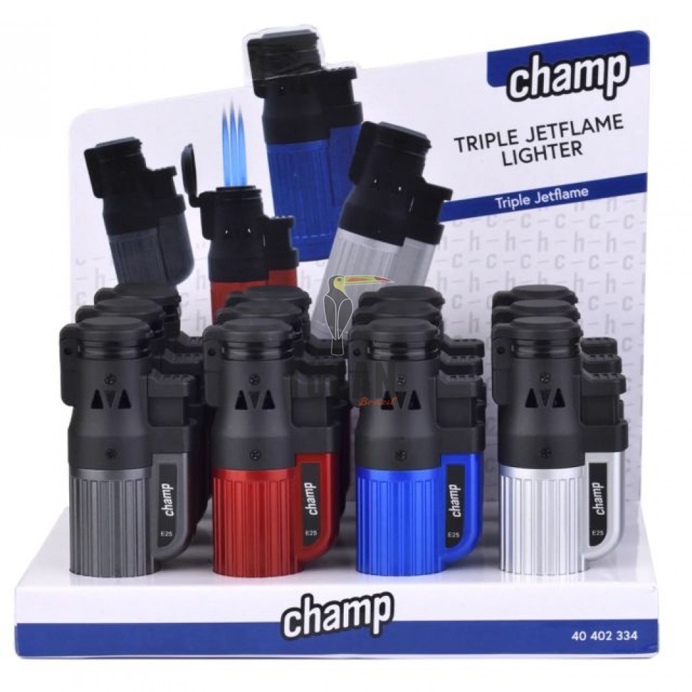 Αναπτήρας πούρου Champ Triple Jetflame 40402334BL